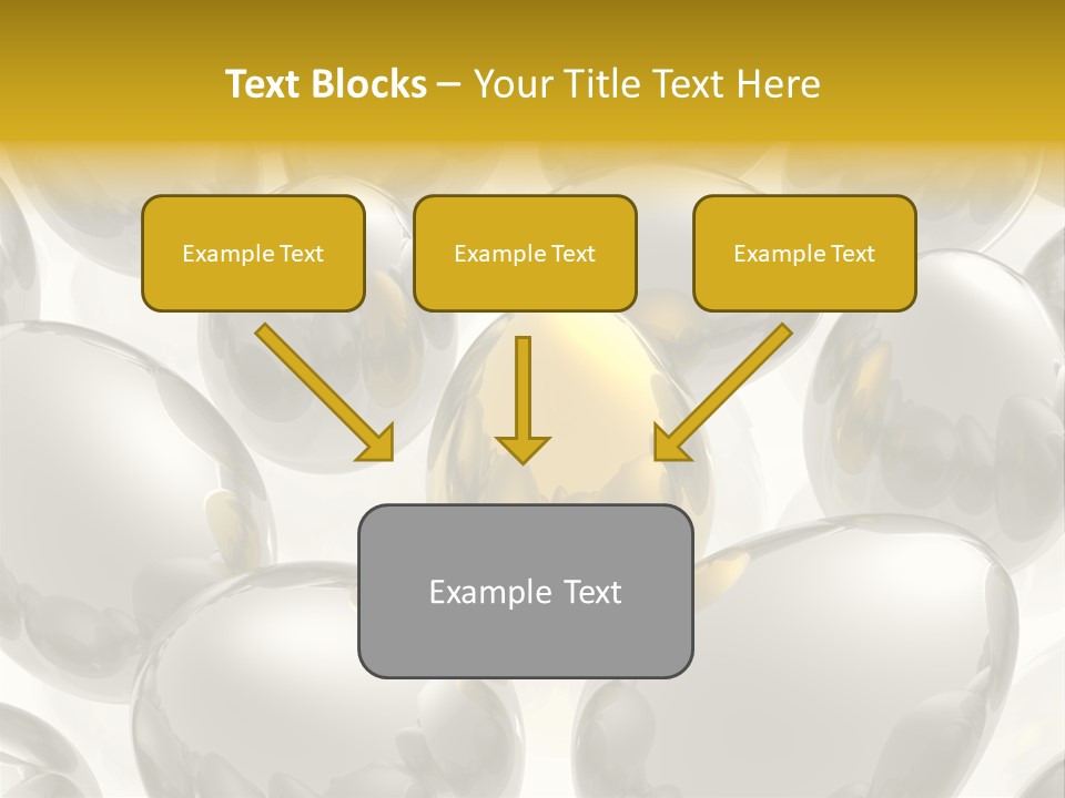 Unique Golden Egg PowerPoint Template