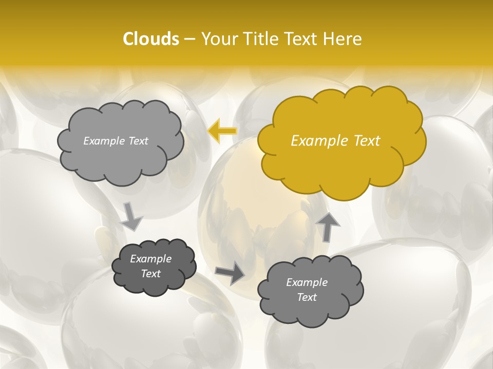Unique Golden Egg PowerPoint Template