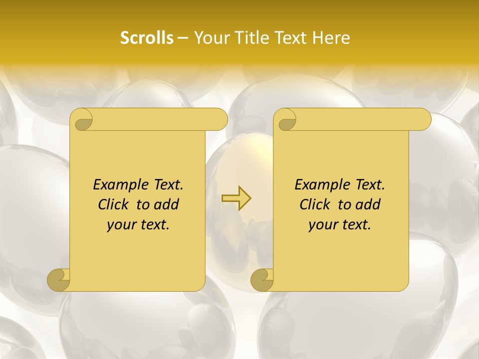 Unique Golden Egg PowerPoint Template