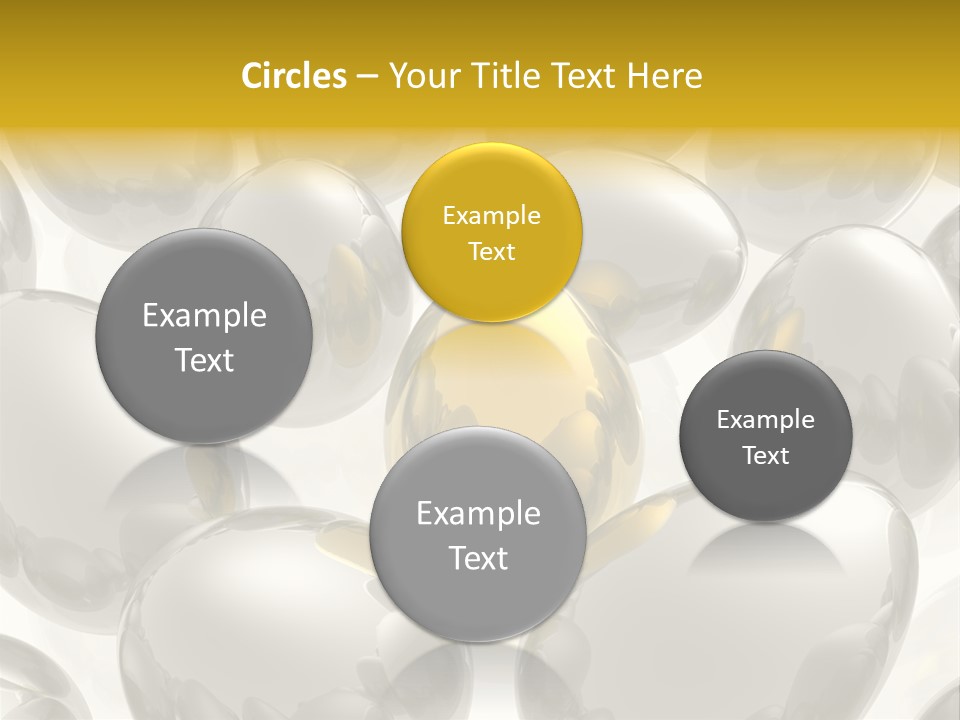 Unique Golden Egg PowerPoint Template