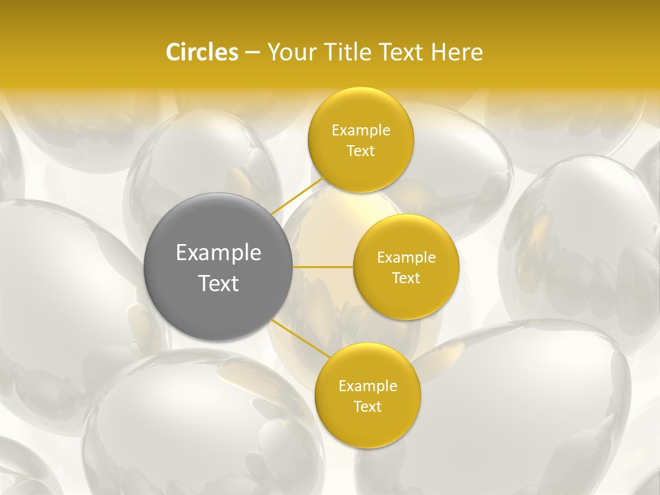 Unique Golden Egg PowerPoint Template