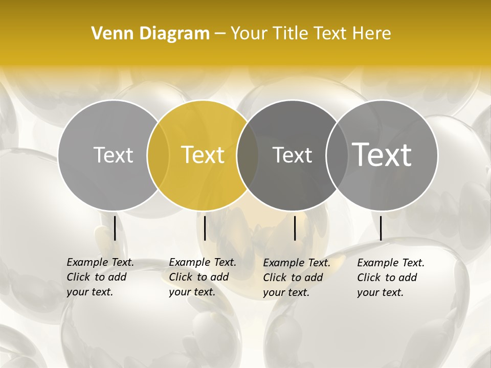 Unique Golden Egg PowerPoint Template