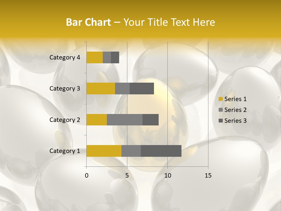 Unique Golden Egg PowerPoint Template