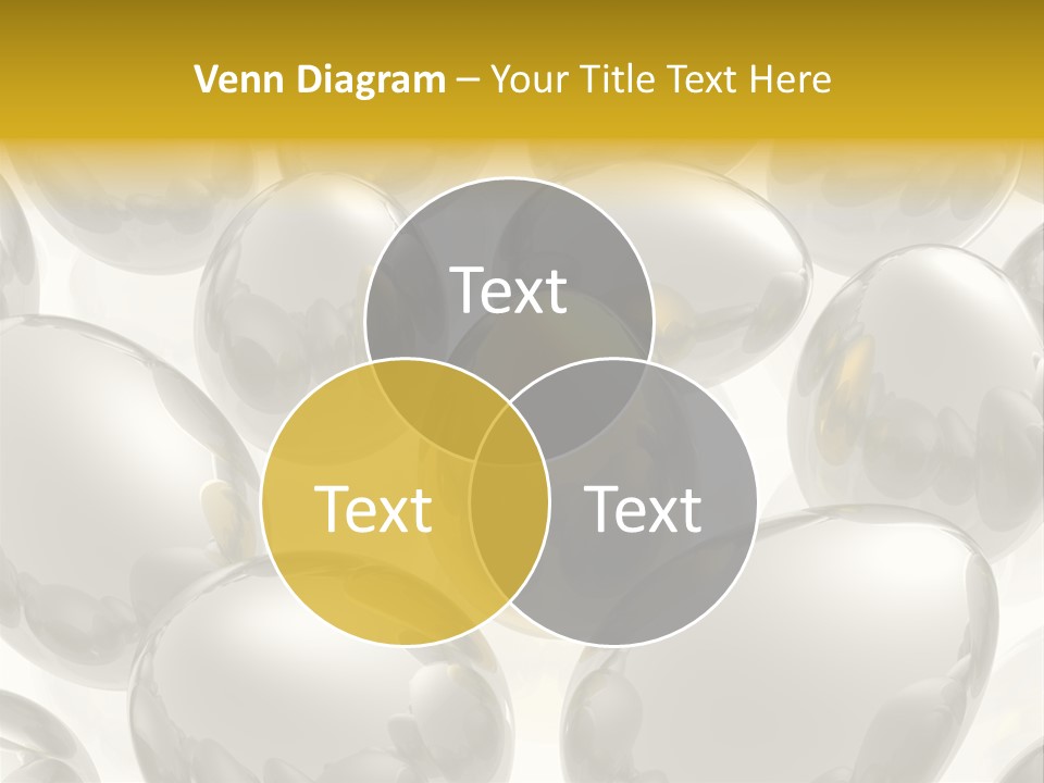 Unique Golden Egg PowerPoint Template