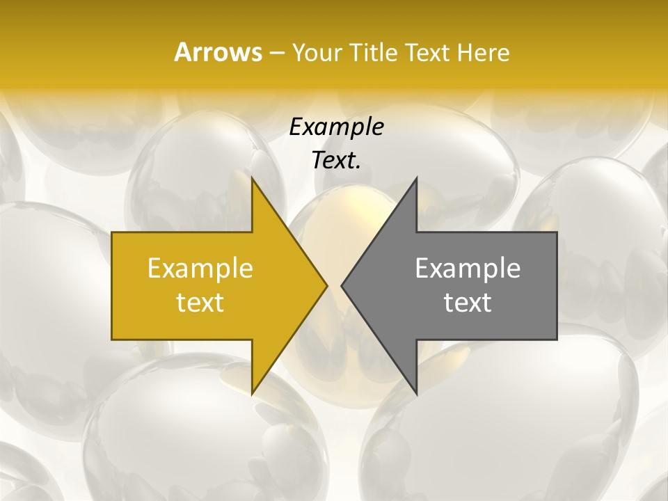 Unique Golden Egg PowerPoint Template