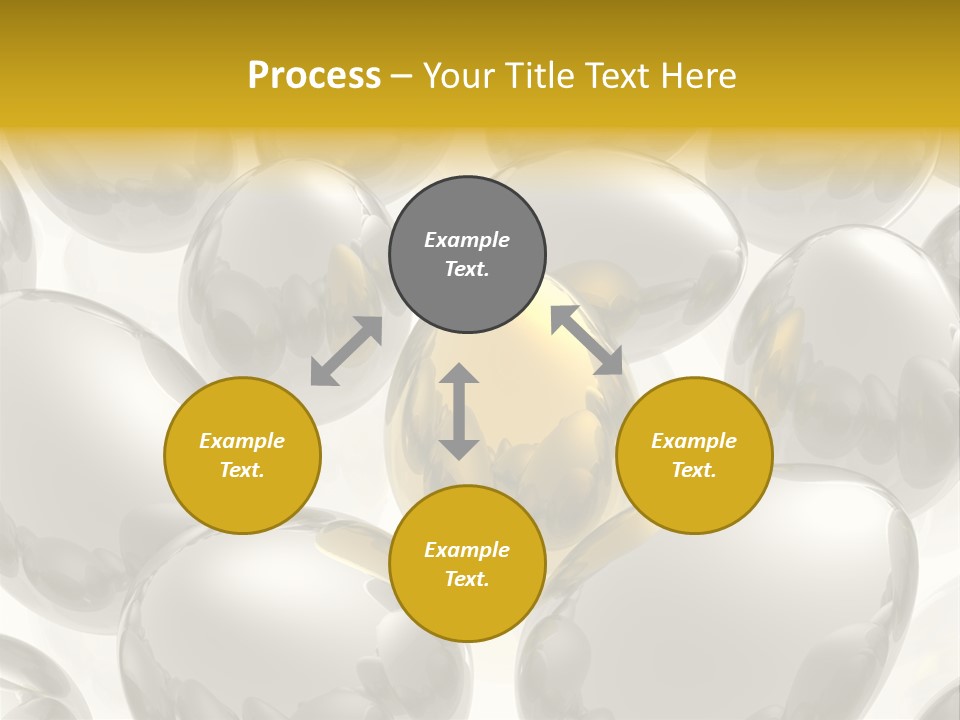 Unique Golden Egg PowerPoint Template