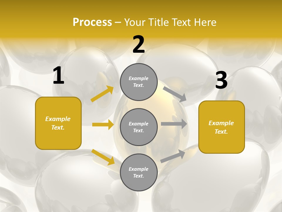 Unique Golden Egg PowerPoint Template