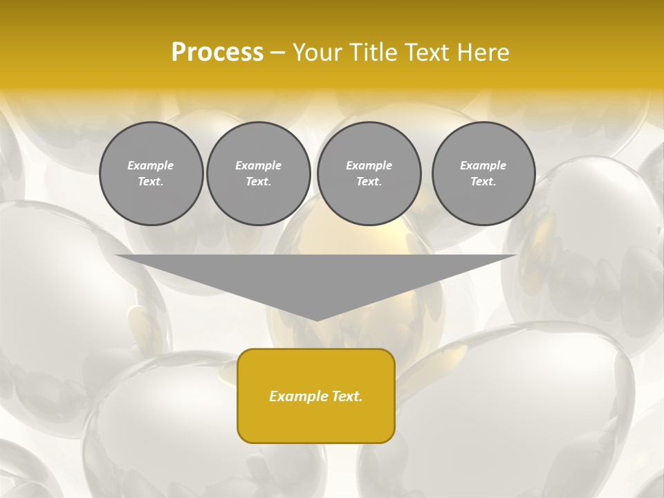 Unique Golden Egg PowerPoint Template