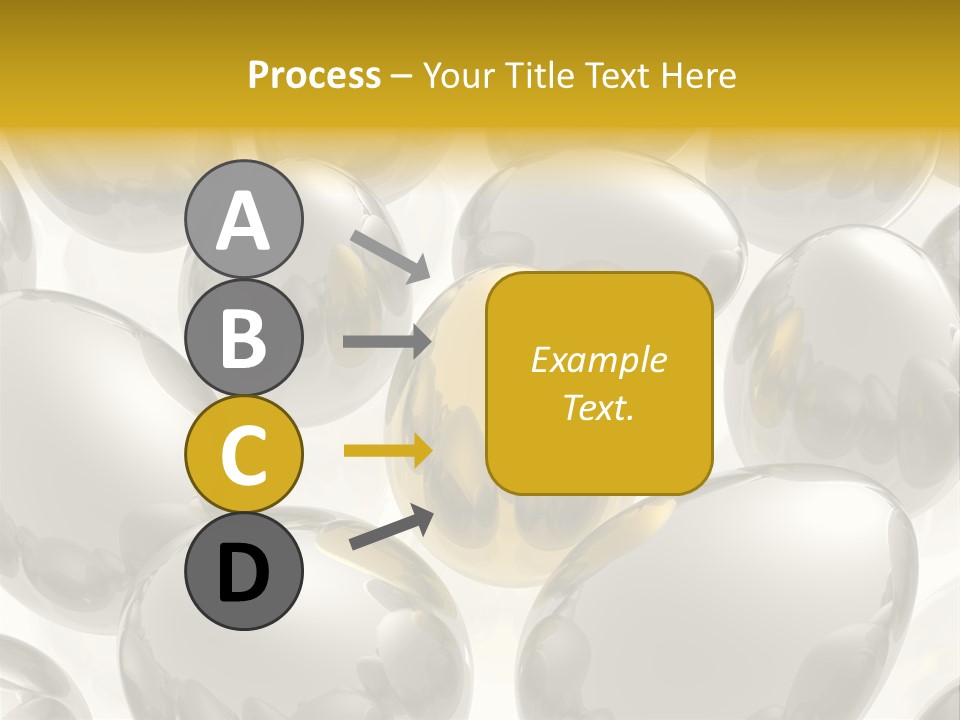 Unique Golden Egg PowerPoint Template