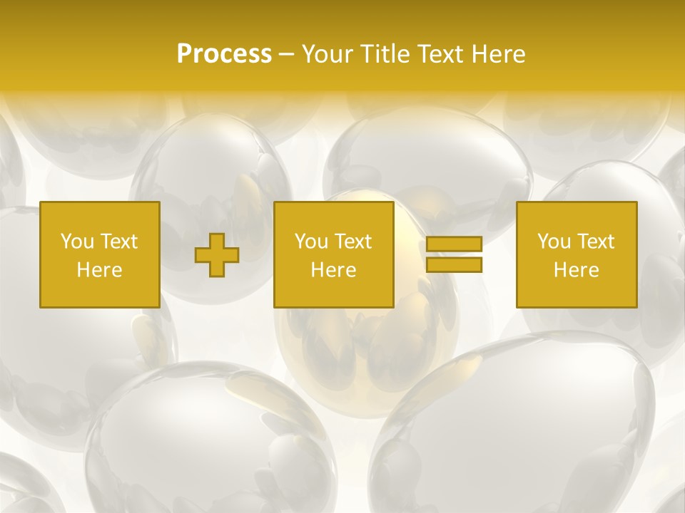 Unique Golden Egg PowerPoint Template