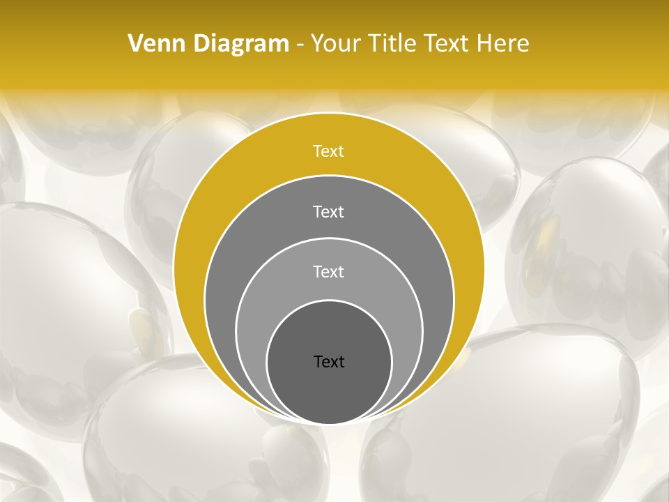 Unique Golden Egg PowerPoint Template