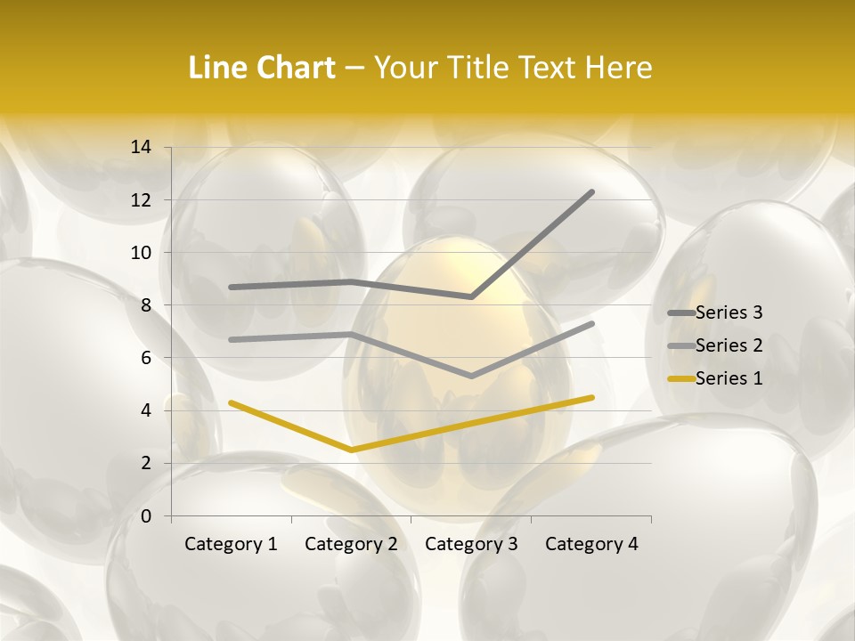 Unique Golden Egg PowerPoint Template