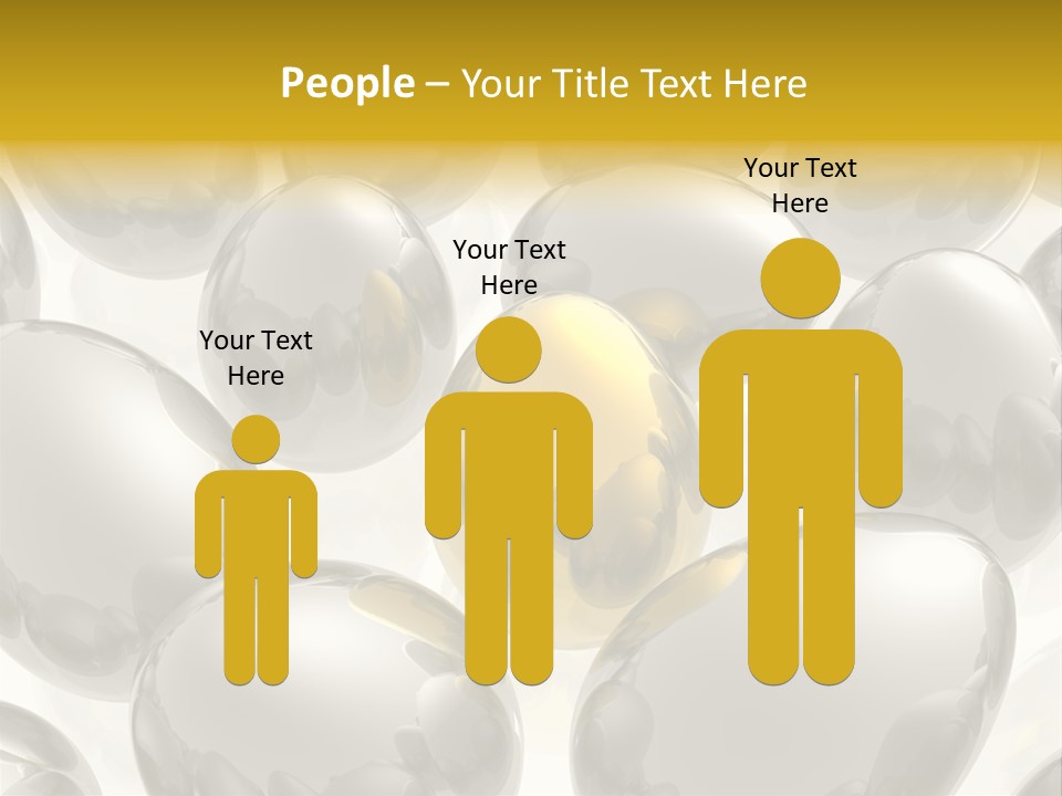 Unique Golden Egg PowerPoint Template