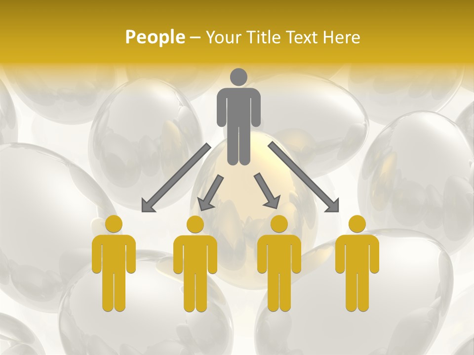 Unique Golden Egg PowerPoint Template