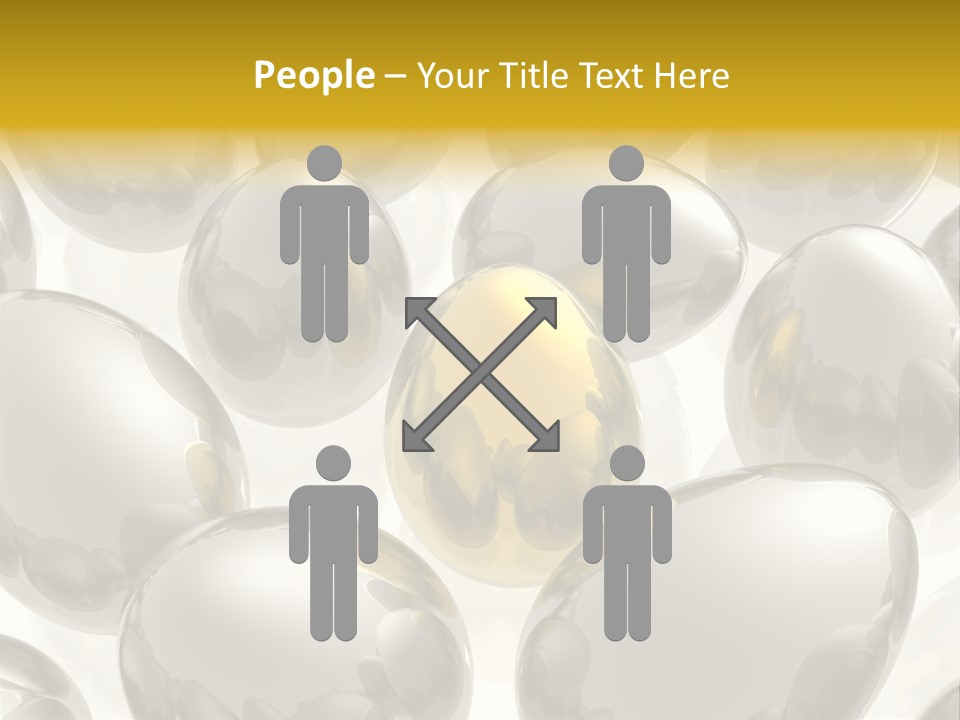 Unique Golden Egg PowerPoint Template