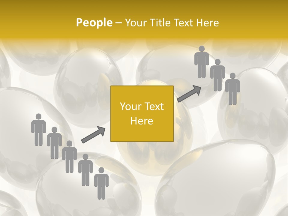 Unique Golden Egg PowerPoint Template