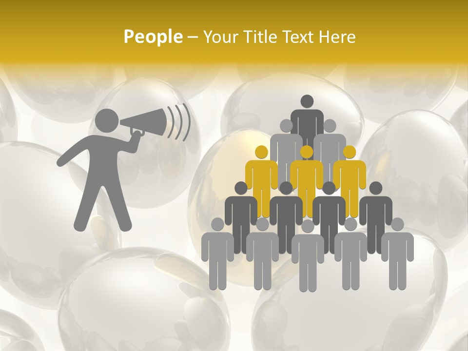 Unique Golden Egg PowerPoint Template