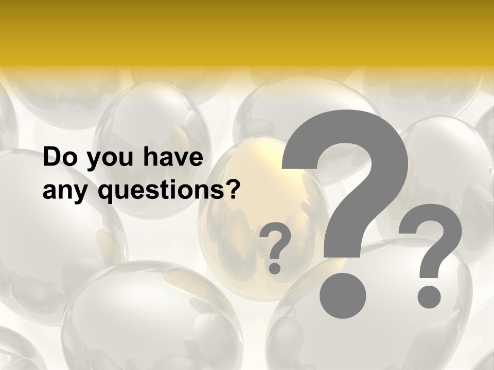 Unique Golden Egg PowerPoint Template