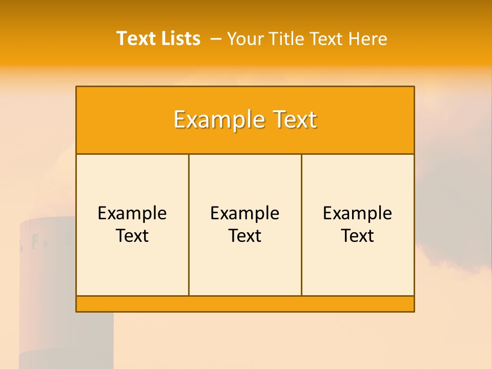 Industrial Smoke PowerPoint Template