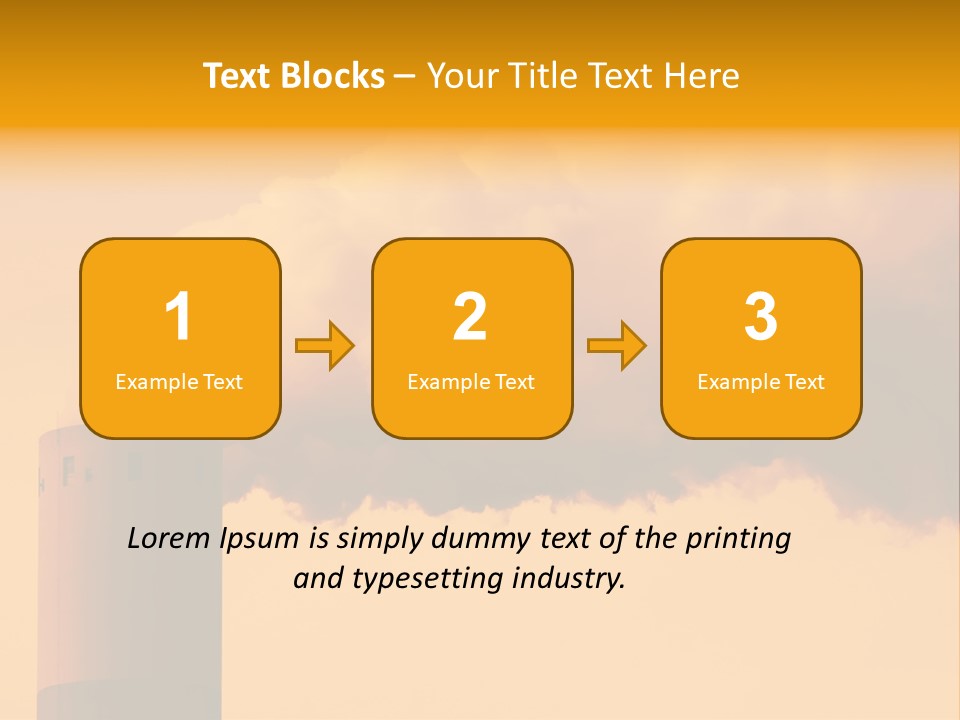 Industrial Smoke PowerPoint Template