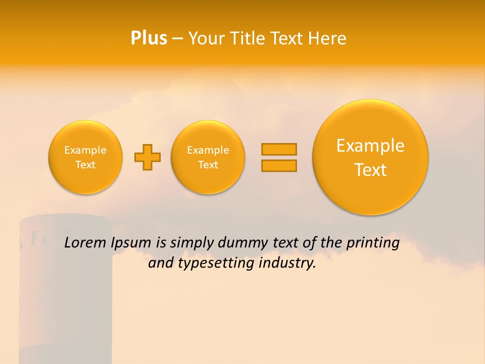 Industrial Smoke PowerPoint Template