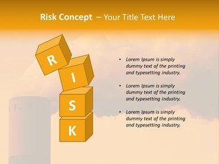 Industrial Smoke PowerPoint Template