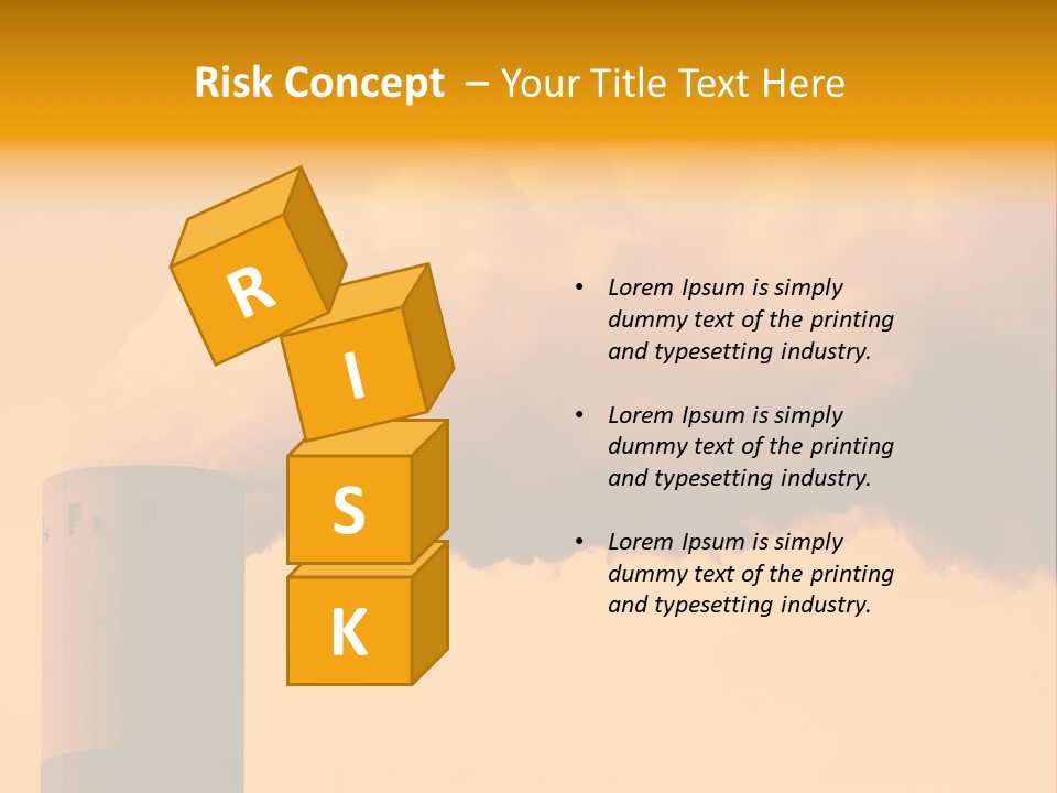 Industrial Smoke PowerPoint Template