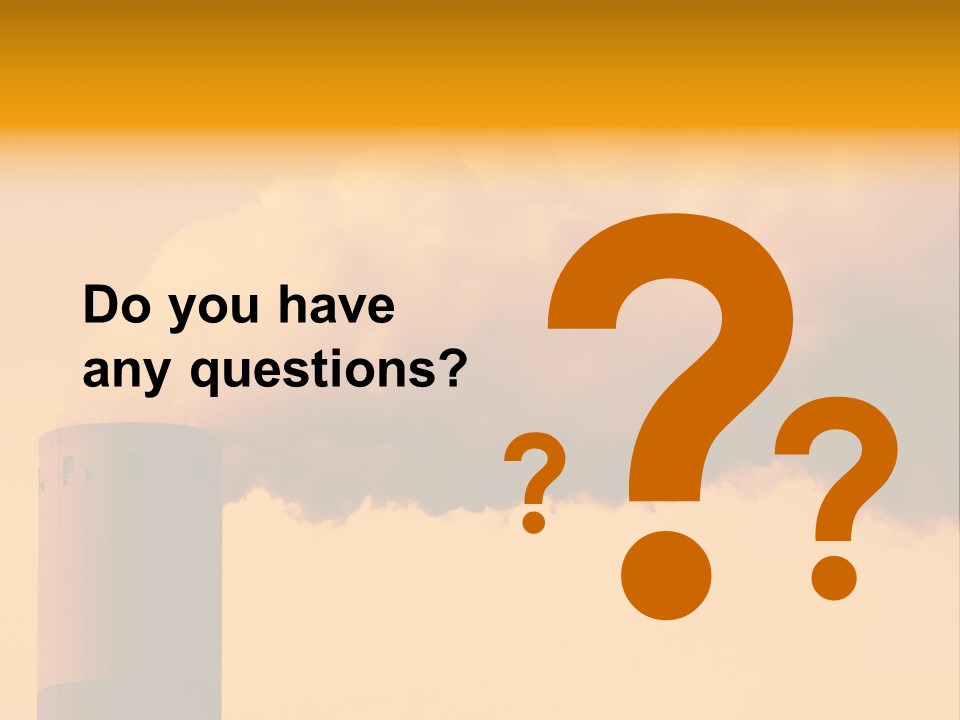 Industrial Smoke PowerPoint Template