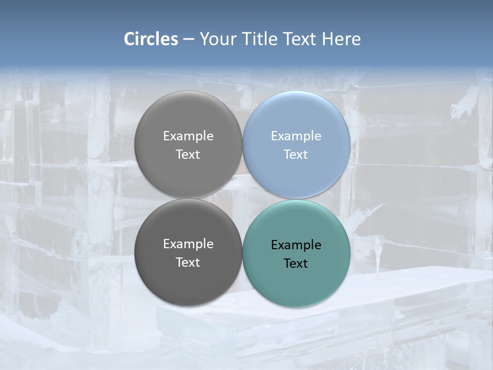 Pretty Woman At The Bar Of An Hotel Made Of Ice PowerPoint Template