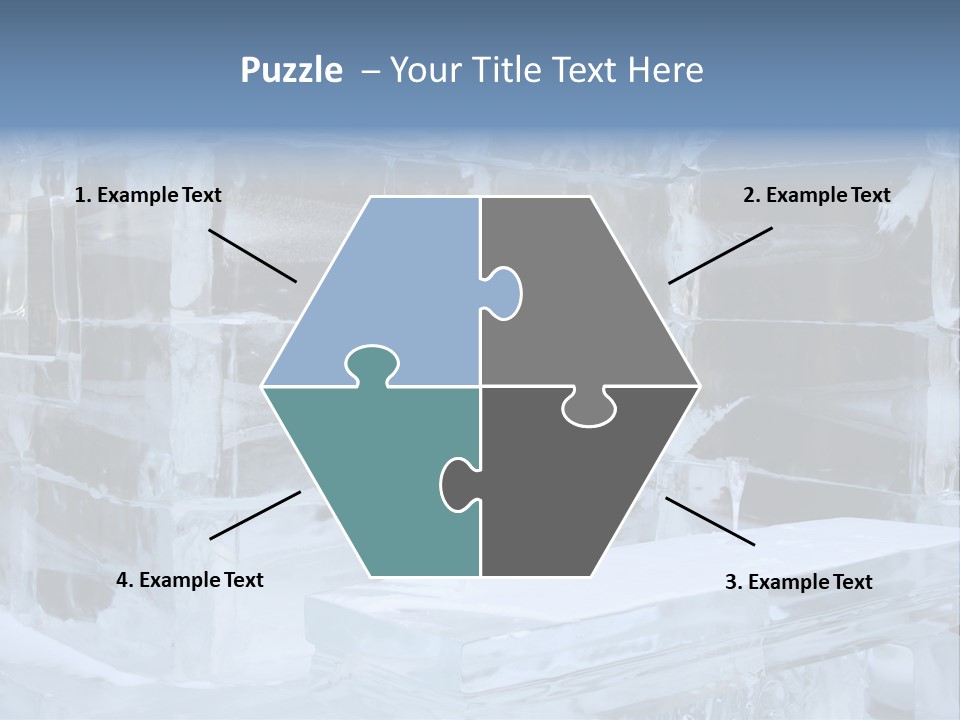 Pretty Woman At The Bar Of An Hotel Made Of Ice PowerPoint Template