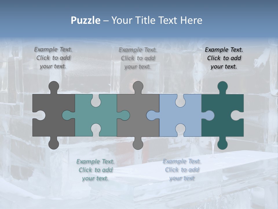 Pretty Woman At The Bar Of An Hotel Made Of Ice PowerPoint Template