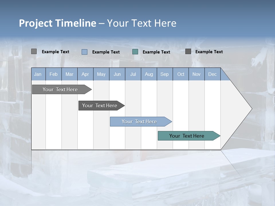 Pretty Woman At The Bar Of An Hotel Made Of Ice PowerPoint Template