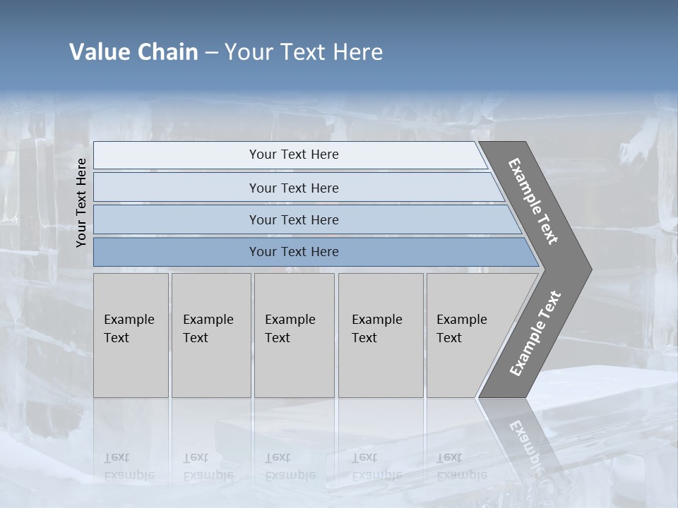 Pretty Woman At The Bar Of An Hotel Made Of Ice PowerPoint Template