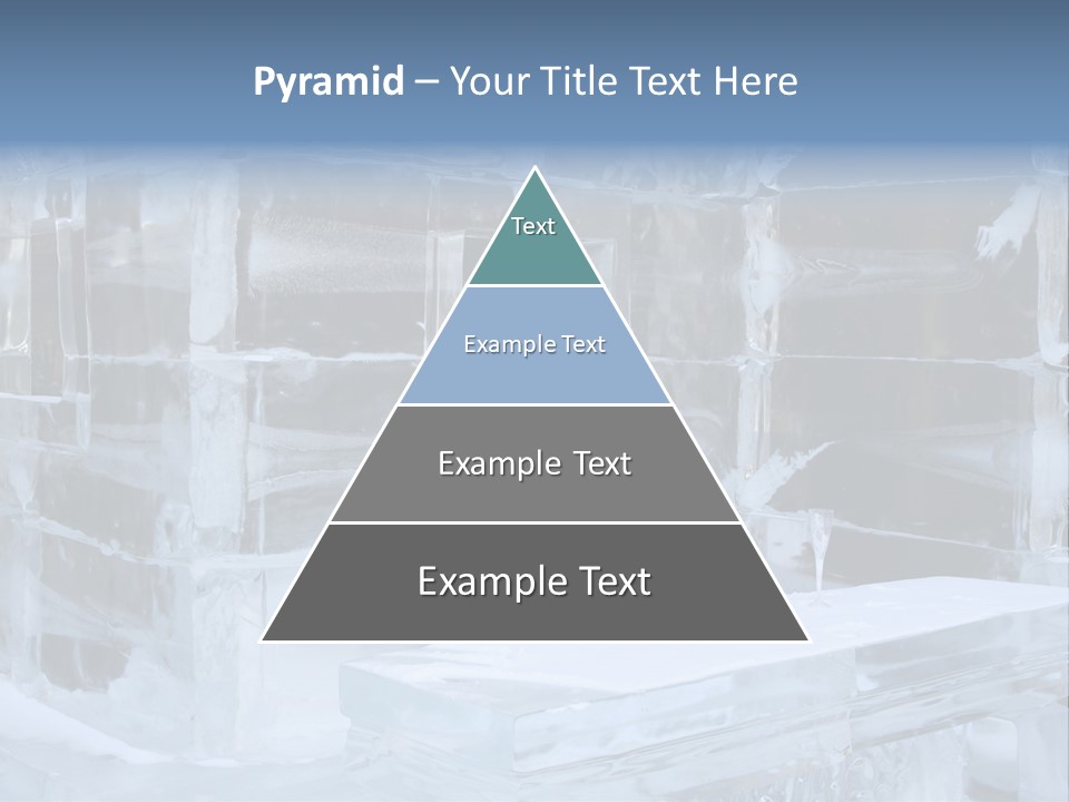 Pretty Woman At The Bar Of An Hotel Made Of Ice PowerPoint Template