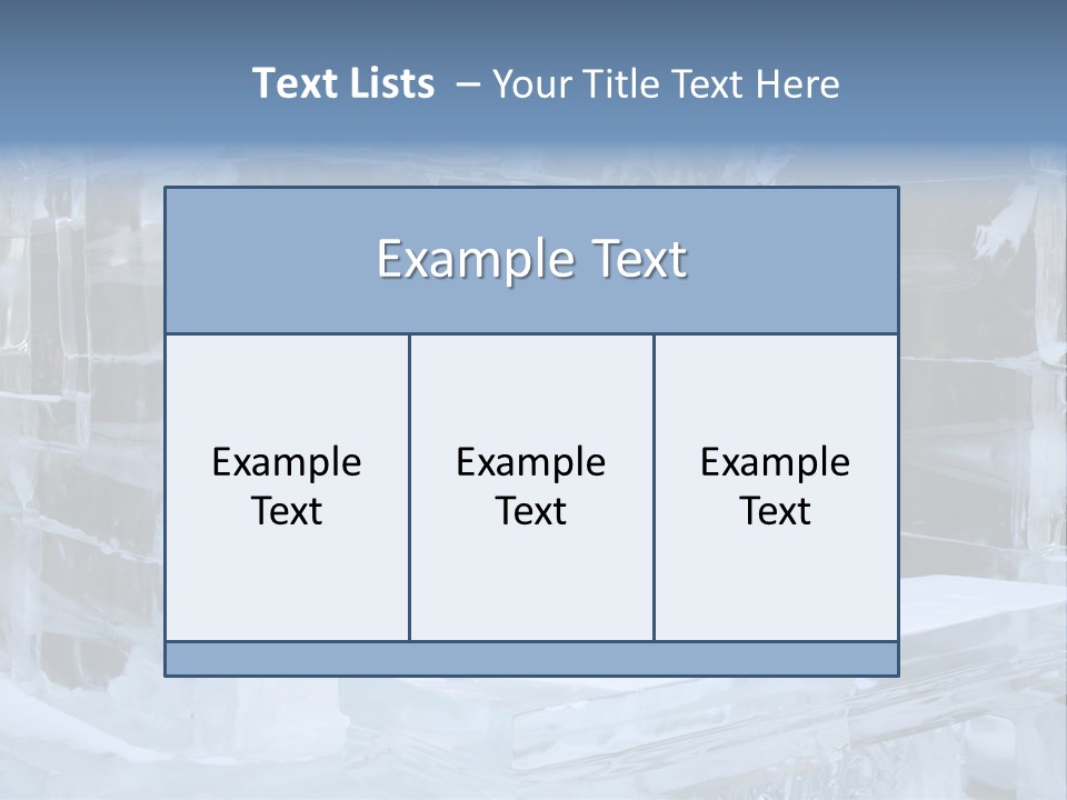 Pretty Woman At The Bar Of An Hotel Made Of Ice PowerPoint Template