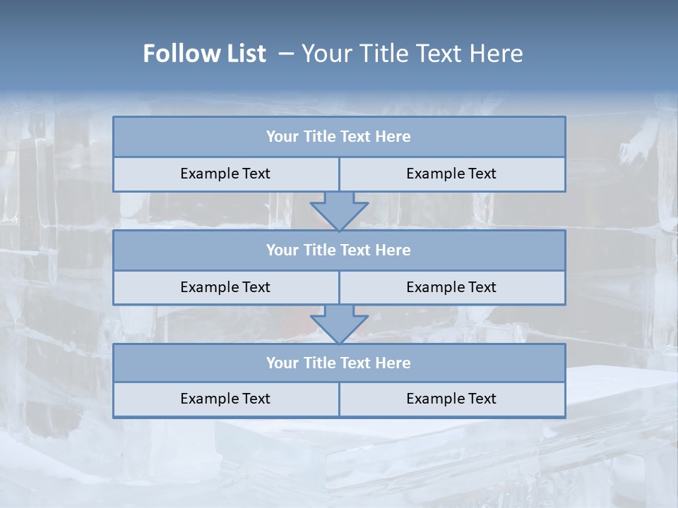 Pretty Woman At The Bar Of An Hotel Made Of Ice PowerPoint Template