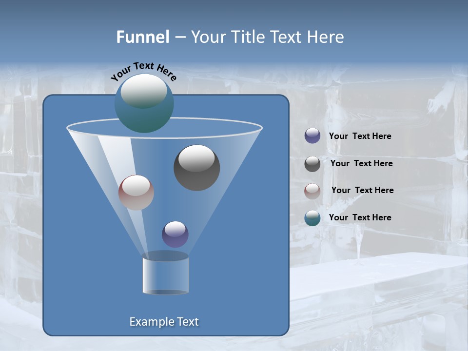 Pretty Woman At The Bar Of An Hotel Made Of Ice PowerPoint Template