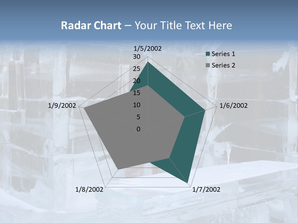 Pretty Woman At The Bar Of An Hotel Made Of Ice PowerPoint Template