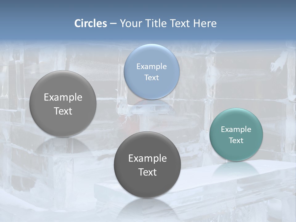 Pretty Woman At The Bar Of An Hotel Made Of Ice PowerPoint Template