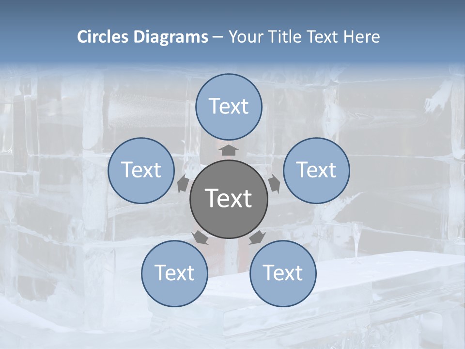 Pretty Woman At The Bar Of An Hotel Made Of Ice PowerPoint Template