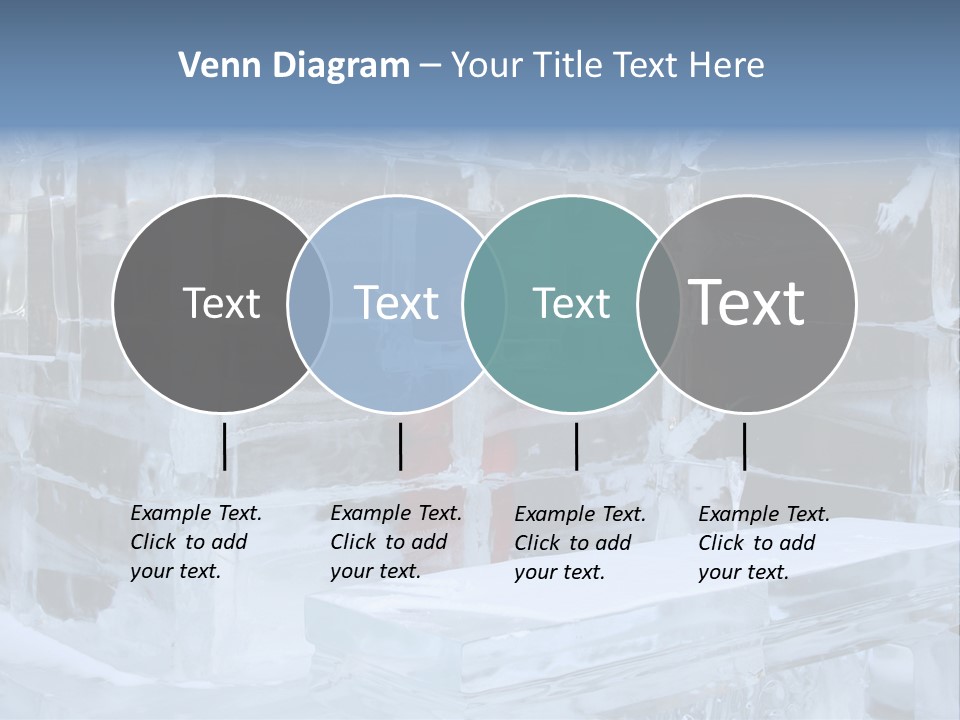 Pretty Woman At The Bar Of An Hotel Made Of Ice PowerPoint Template