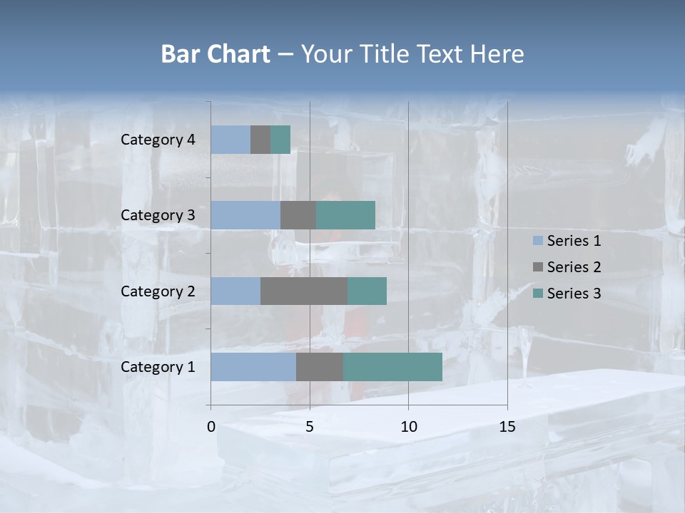Pretty Woman At The Bar Of An Hotel Made Of Ice PowerPoint Template