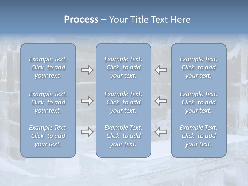 Pretty Woman At The Bar Of An Hotel Made Of Ice PowerPoint Template