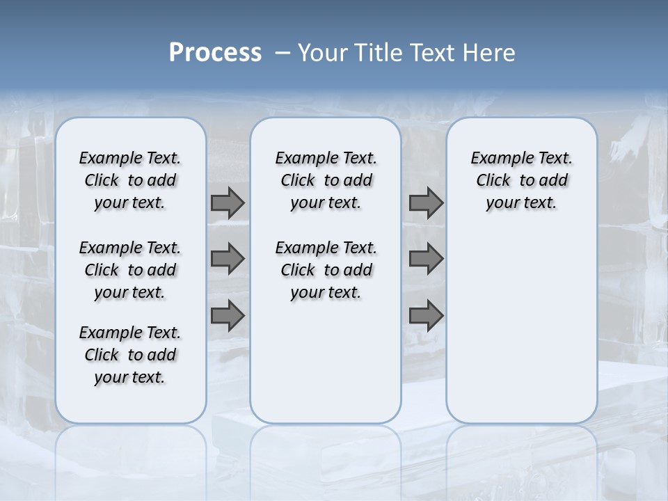 Pretty Woman At The Bar Of An Hotel Made Of Ice PowerPoint Template