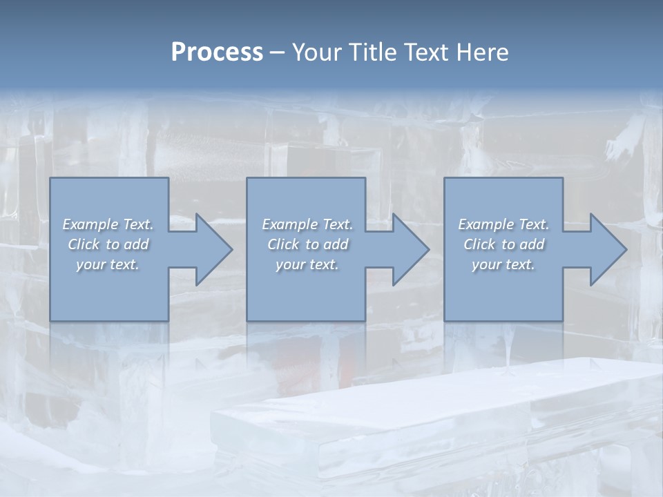 Pretty Woman At The Bar Of An Hotel Made Of Ice PowerPoint Template