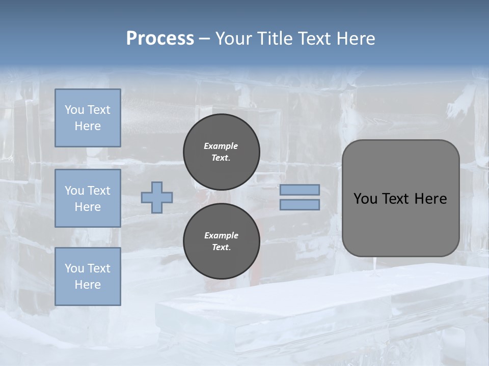 Pretty Woman At The Bar Of An Hotel Made Of Ice PowerPoint Template