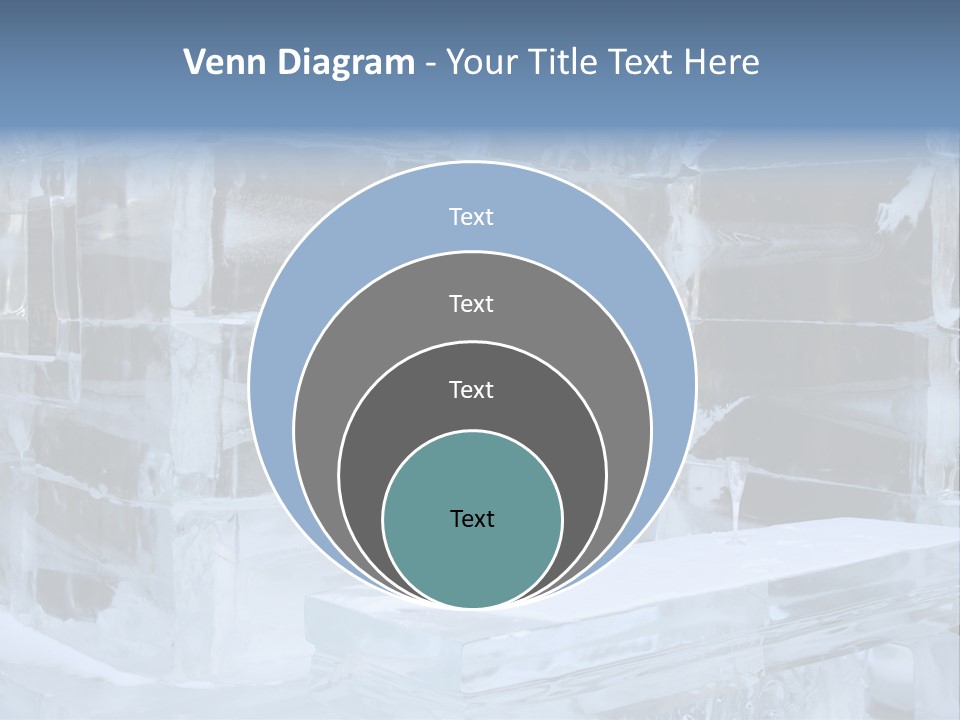 Pretty Woman At The Bar Of An Hotel Made Of Ice PowerPoint Template
