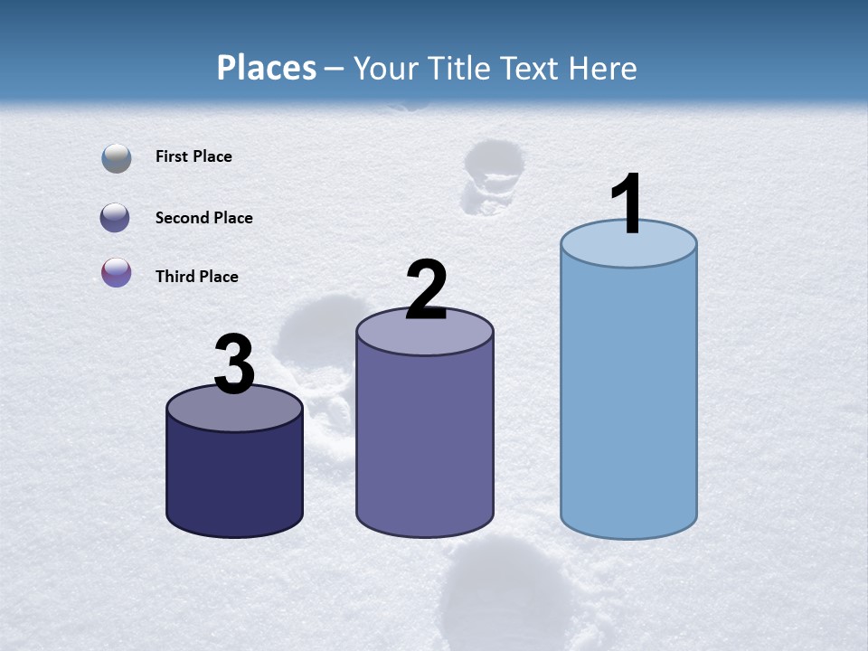Winter Path PowerPoint Template