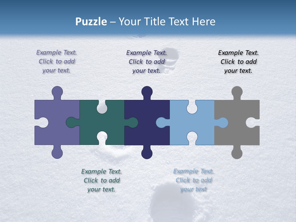 Winter Path PowerPoint Template