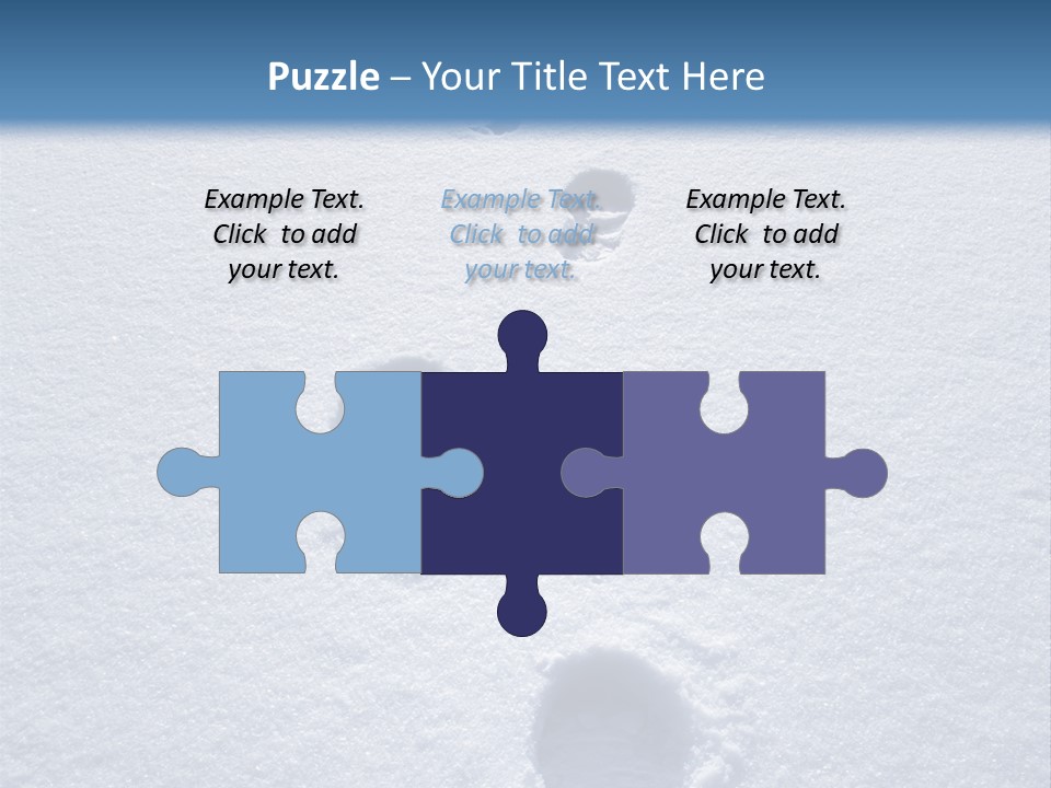 Winter Path PowerPoint Template